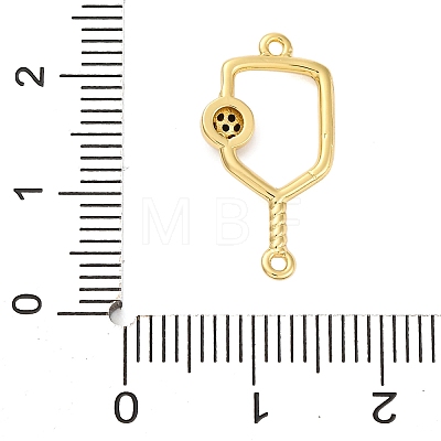 Brass Black Enamel Connector Charms LS-KK-NH0005-02G-1