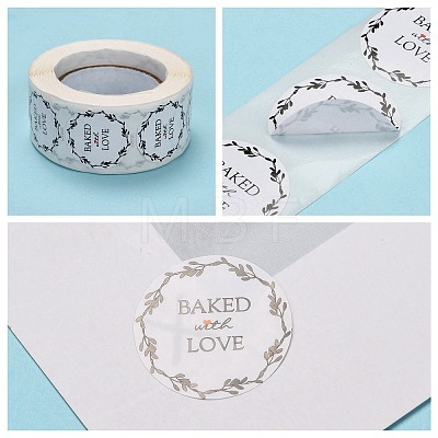 Baked with Love Stickers X-DIY-E023-07G-1