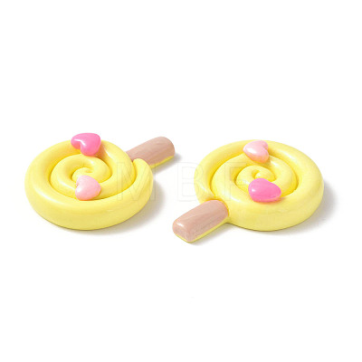 Opaque Resin Cabochons X-CRES-P023-03-1