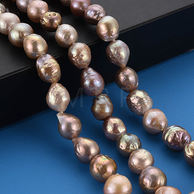 Natural Keshi Pearl Beads Strands PEAR-S019-08A-1