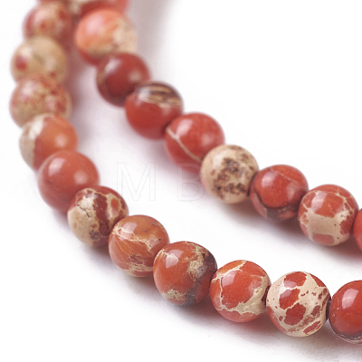 Natural Imperial Jasper Beads Strands G-I248-03C-1