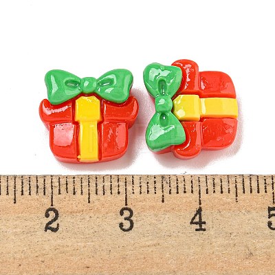 Christmas Theme Opaque Resin Decoden Cabochons CRES-B022-01G-1
