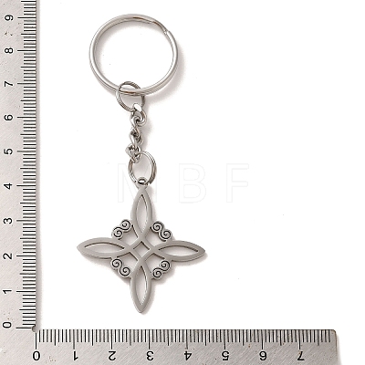 304 Stainless Steel Keychains KEYC-P019-02P-1