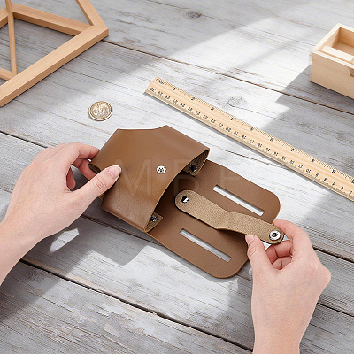 PU Leather Tape Measure Holder for Belt TOOL-WH0059-080B-1