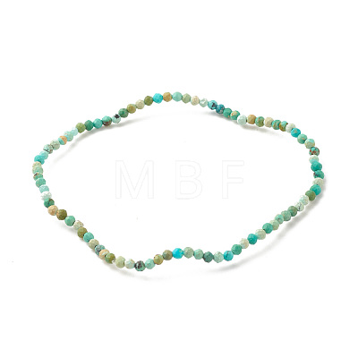 Gemstone Round Beaded Stretch Bracelet for Women BJEW-JB07748-1