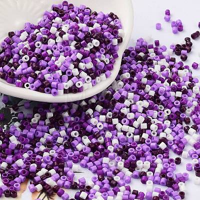Baking Paint Glass Seed Beads SEED-S042-05B-53-1