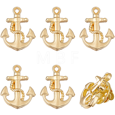 6Pcs Alloy Lapel Pin Backs JEWB-DC0001-23G-1