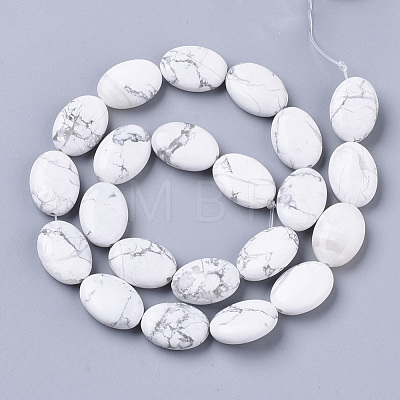 Natural Howlite Beads Strands X-G-S359-006-1