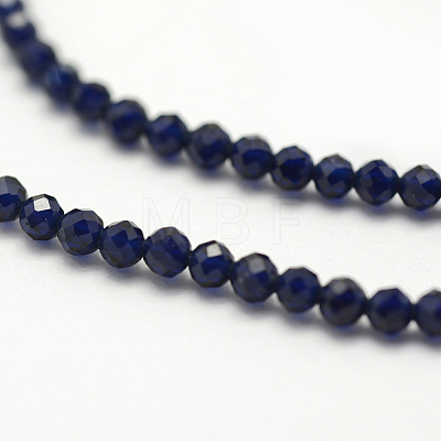 Faceted Synthetic Quartz Beads Strands G-F507-01D-1