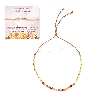 Bohemian Style Brass Beads Slider Breacelets for Women TO7847-3-1