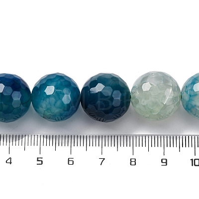 Natural Dragon Veins Agate(Dyed & Heated) Beads Strands G-K390-A07-01-1