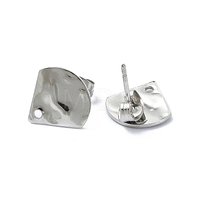 304 Stainless Steel Stud Earring Findings STAS-L024-003P-04-1