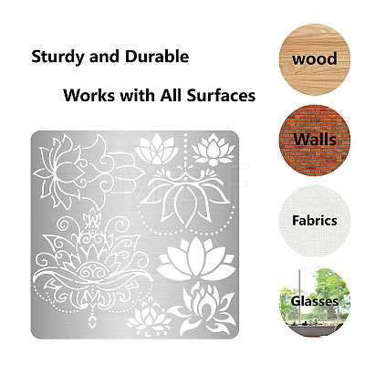 Stainless Steel Cutting Dies Stencils DIY-WH0238-028-1