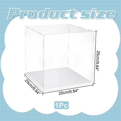 Acrylic Display Boxes CON-WH0123-27B-1