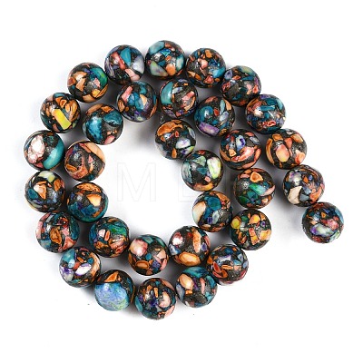 Natural Howlite Beads Strands G-Q017-C03-05-1