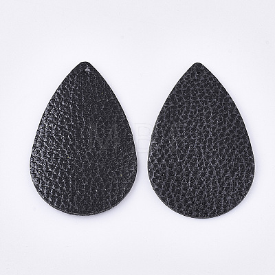 PU Leather Pendants X-FIND-S300-38B-01-1