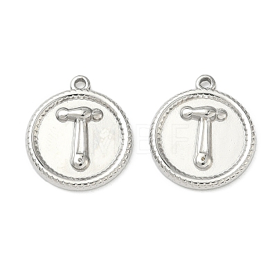 304 Stainless Steel Pendants STAS-C167-02P-1