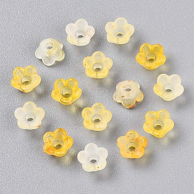 Frosted Transparent Acrylic Beads X-OACR-N137-72G-1
