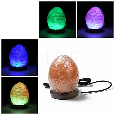 USB Natural Himalayan Rock Salt Lamp DJEW-P002-02H-1