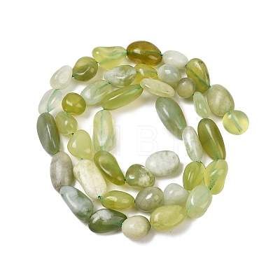 Natural Xiuyan Jade Beads Strands G-A284-A04-02-1