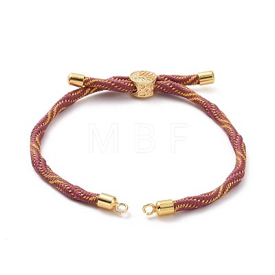 Nylon Cord Silder Bracelets MAK-C003-04G-1