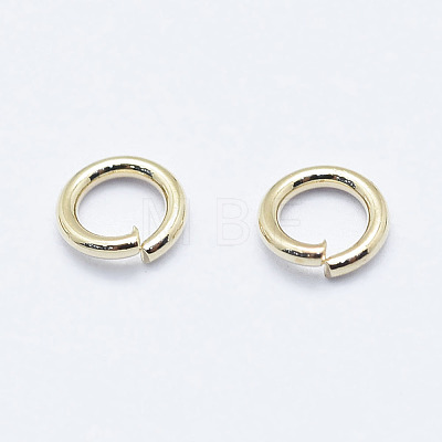 Electroplated Stainless Steel Open Jump Ring STAS-G152-01G-2.5x0.4-1