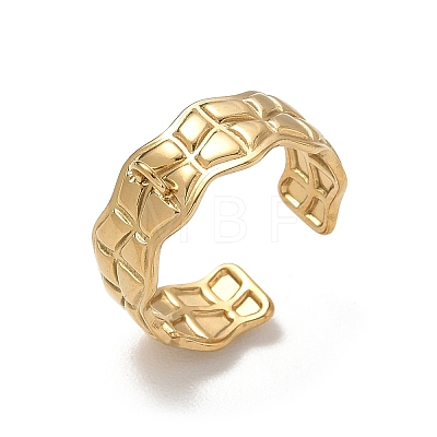 304 Stainless Steel Cuff Open Ring Setting SA-CBA37BC-04G-1