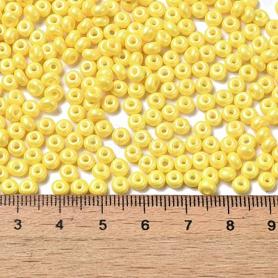 Baking Paint Luster Glass Seed Beads X1-SEED-B001-04A-06-1