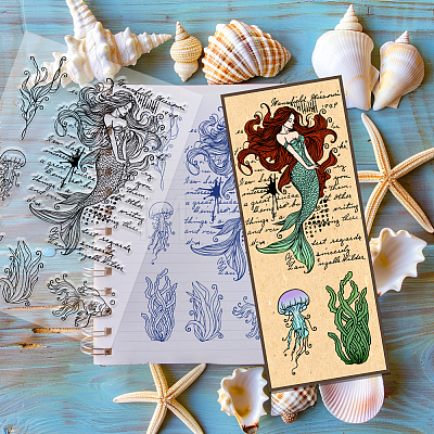 PVC Plastic Clear Stamps DIY-WH0631-0603-1