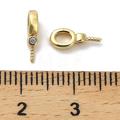 Brass Micro Pave Cubic Zirconia Cup Pearl Peg Bails Pin Pendants KK-S397-01A-1