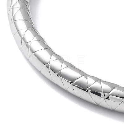 304 Stainless Steel Grooved Bangles BJEW-G686-03P-1