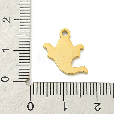 Halloween Theme Ion Plating(IP) 304 Stainless Steel Enamel Pendants STAS-M011-04B-1