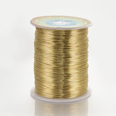 Round Copper Wire for Jewelry Making CWIR-Q005-0.3mm-01-1