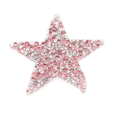 Star Glitter Hotfix Rhinestone DIY-WH0301-92B-03-1