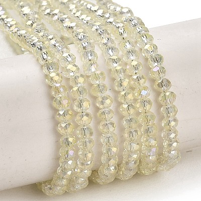Electroplate Glass Beads Strands EGLA-J144-FR-A01-1