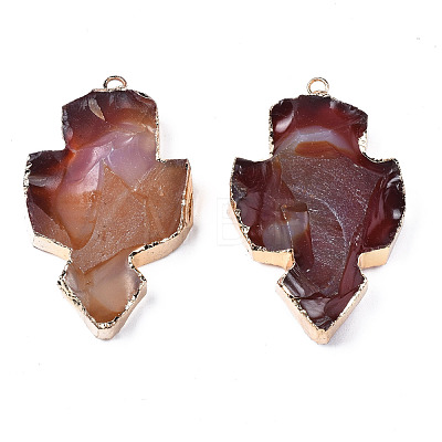 Natural Red Agate Big Pendants G-S359-362-1