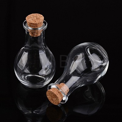 Glass Bottle for Bead Containers AJEW-H006-1-1