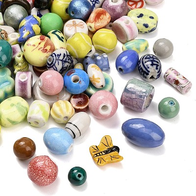 Handmade Porcelain Beads PORC-Z008-01-1