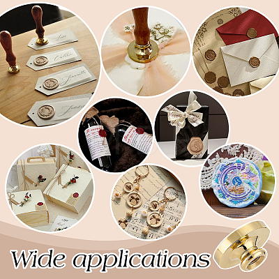 DIY Scrapbook Blank Brass Wax Seal Stamp Heads DIY-WH0899-902B-03-1