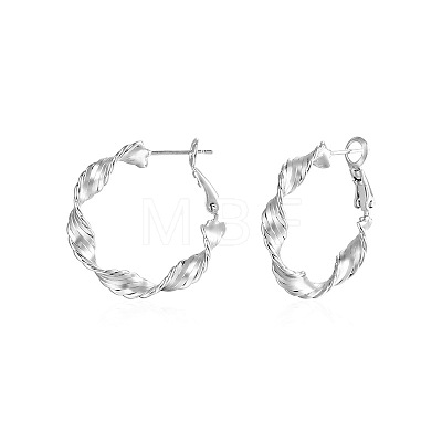 Brass Hoop Earrings WG72D12-02-1