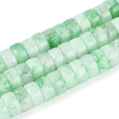 Dyed Natural White Jade Beads Strands G-T143-17D-1