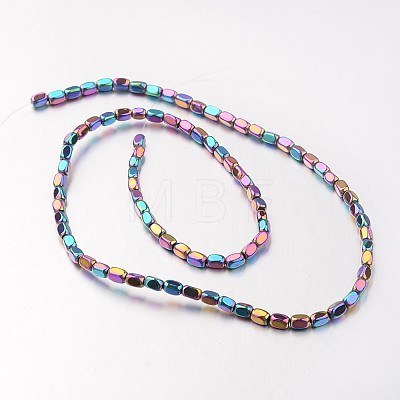 Electroplate Non-magnetic Synthetic Hematite Bead Strands G-F300-40B-02-1