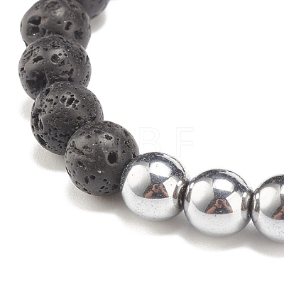 Mala Beads Bracelet BJEW-JB07890-02-1