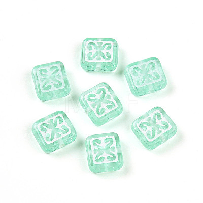 Transparent Acrylic Beads TACR-T028-53-1