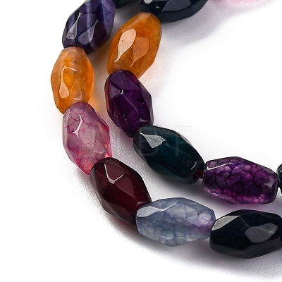 Natural Dragon Veins Agate Beads Strands G-G177-A03-01-1