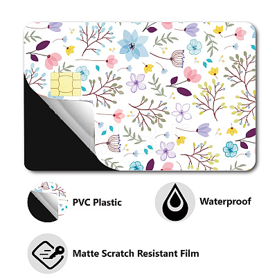 PVC Plastic Waterproof Card Stickers DIY-WH0432-006-1