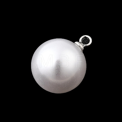 ABS Plastic Imitation Pearl Pendants FIND-H052-01G-04P-1