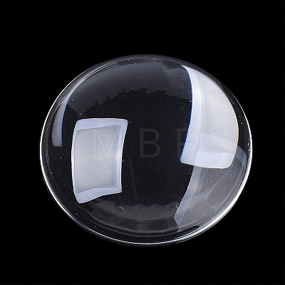 Transparent Glass Cabochons GGLA-R026-18mm-B-1