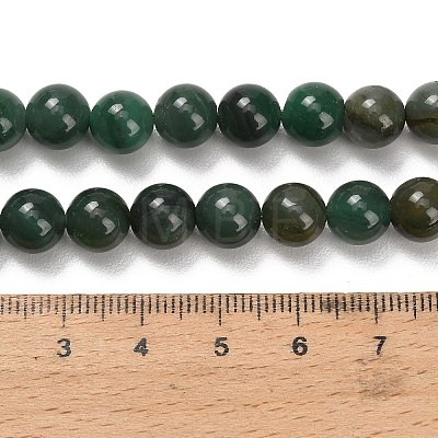 Natural African Jade Beads Strands G-F820-K02-8mm-1