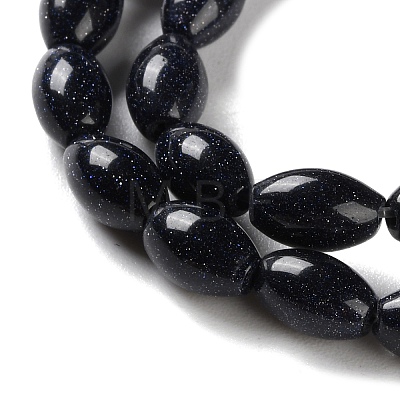 Synthetic Blue Goldstone Beads Strands G-I369-B21-01A-1